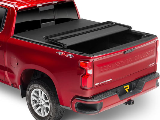 Extang Trifecta 2.0 soft tri-fold tonneau cover on Silverado
