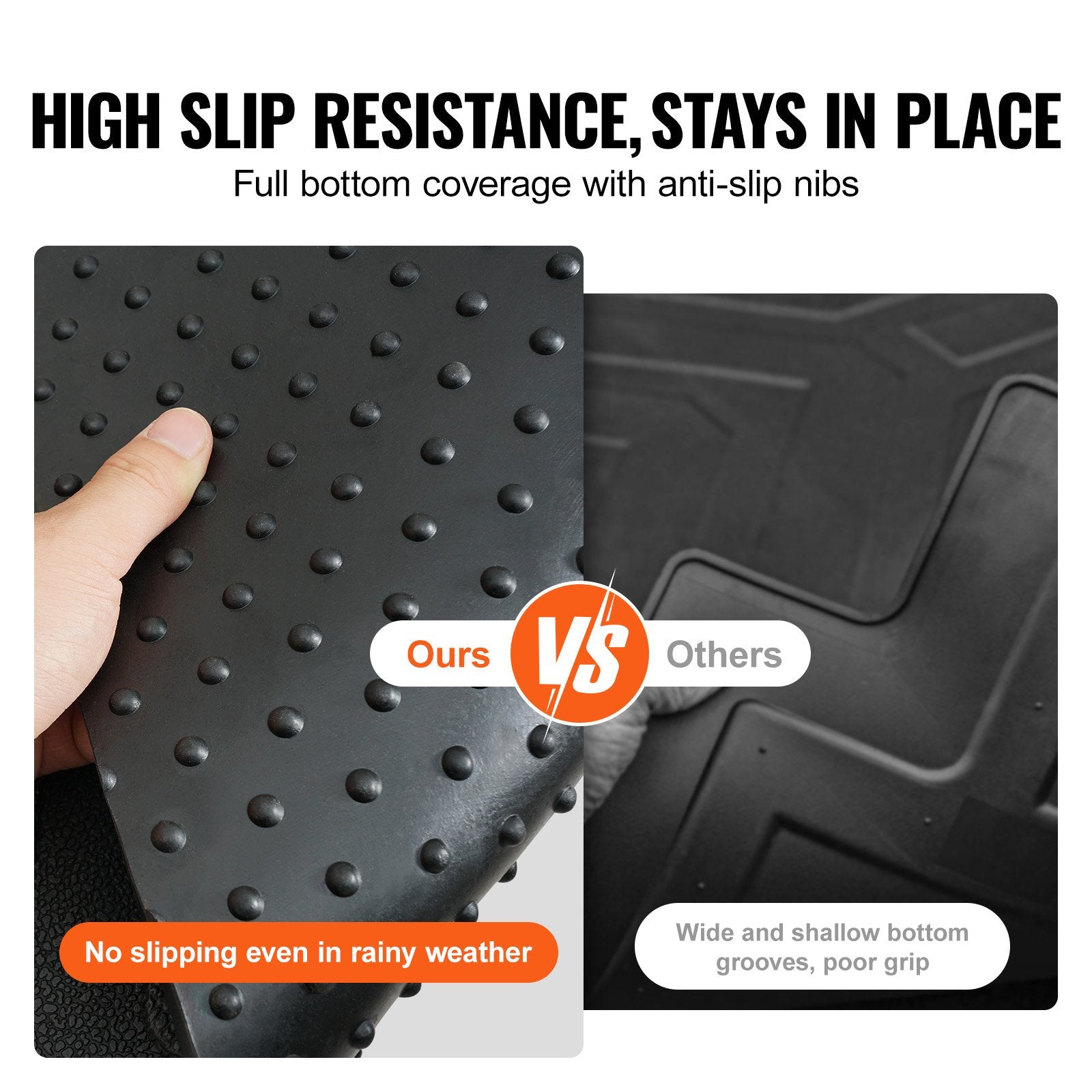 Rubber bed mat installed in Ford F-150 truck bed